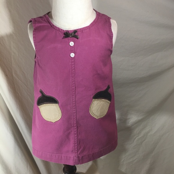 Baby Gap Jumper with appliqué acorn pockets, 6-12 mos. - Picture 3 of 9